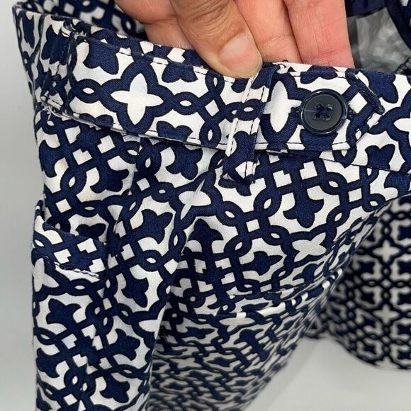 Laundry‎ by Shelli Segal Womens Fleur De Lis Flat Front Shorts Size 6 - Picture 4 of 8